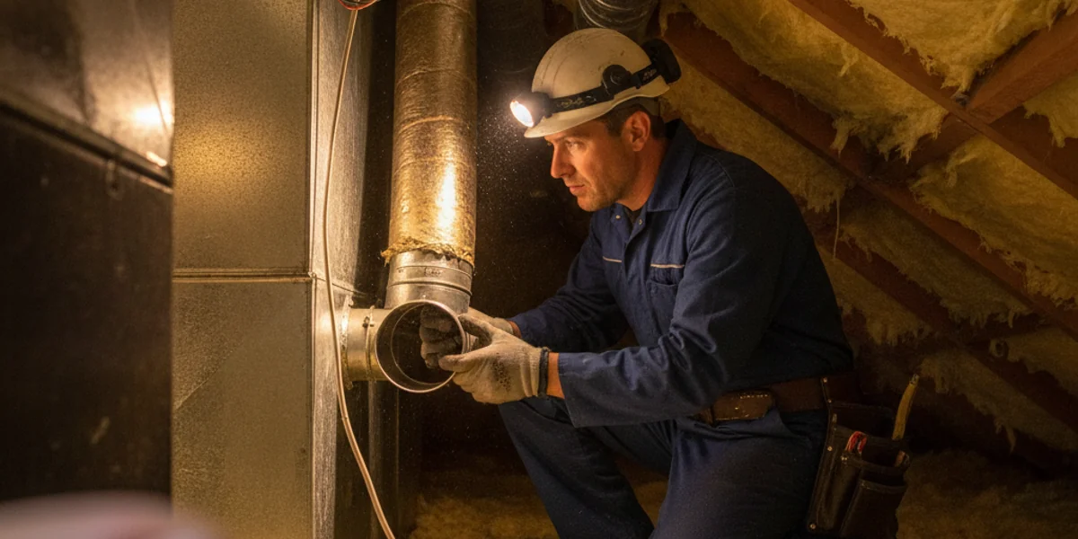 Ductwork inspection and indoor air quality service in Austin by AC Repair Austin 24